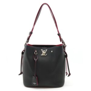 Louis Vuitton Lockme Bucket  Leather Shoulder Bag