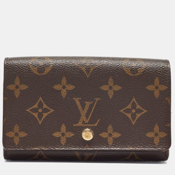 Louis Vuitton Monogram Canvas Porte-Monnaie Tresor Wallet
