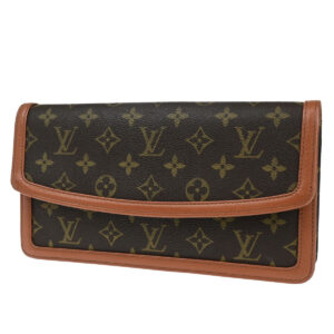 Louis Vuitton Pochette Dame  Canvas Clutch Bag