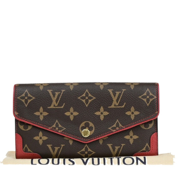 Louis Vuitton Sarah  Canvas Wallet