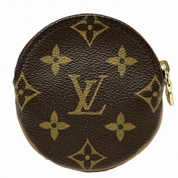 Louis Vuitton Porte Monnaie Rond  Canvas Wallet - Image 2