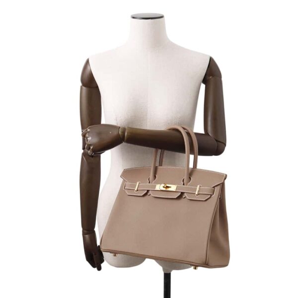 HERMES Birkin Etoupe Epsom Size 30 - Image 3