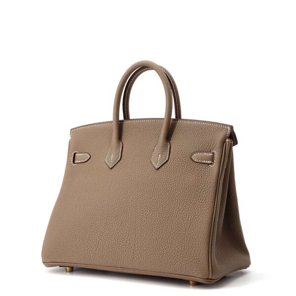HERMES Birkin Etoupe Togo Leather Size 25