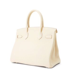 HERMES Birkin Craie Togo Leather Size 30