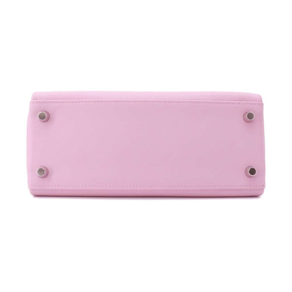 HERMES Kelly Retourne Mauve Sylvestre Swift Leather Size 25 - Image 2