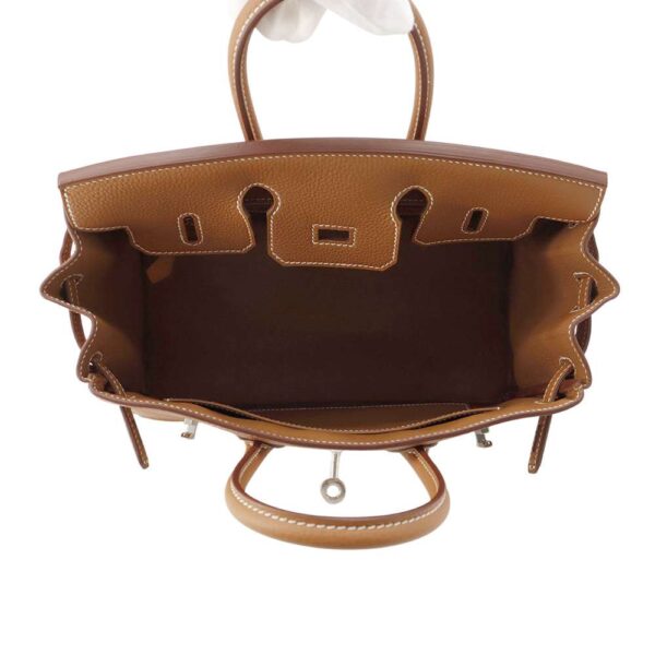 HERMES Birkin Gold Togo Leather Size 25 - Image 4