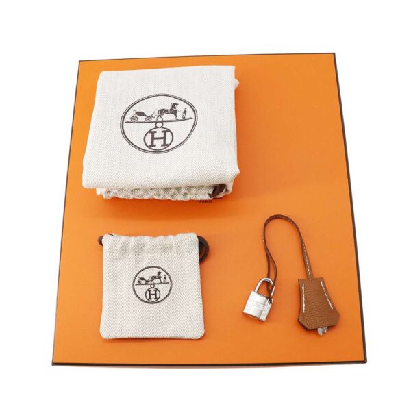HERMES Birkin Gold Togo Leather Size 25 - Image 7