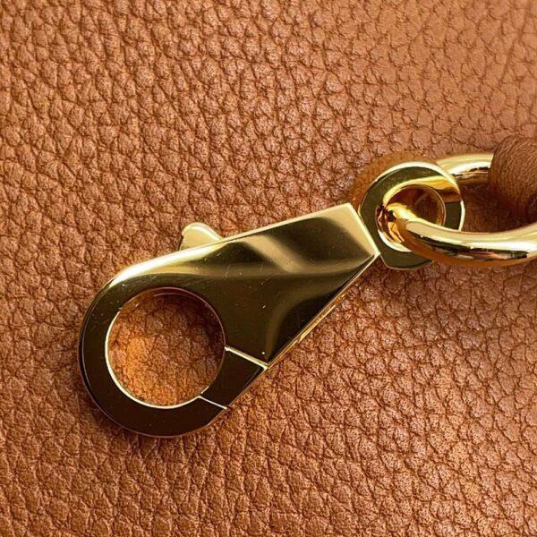 HERMES Kelly Retourne Fauve Barenia Leather Fauve Size 28 - Image 10