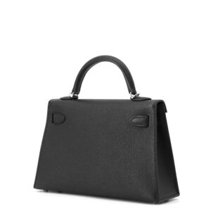 HERMES Mini kelly do Black Epsom