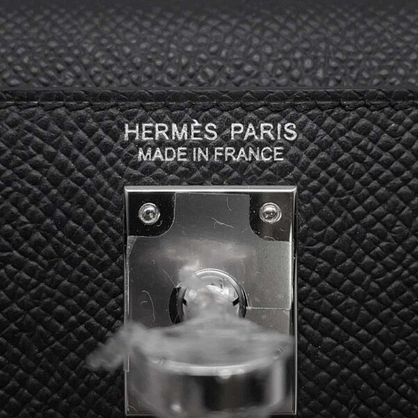HERMES Mini kelly do Black Epsom - Image 4