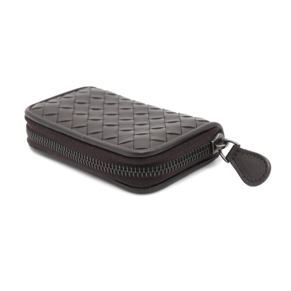 Bottega Veneta INTRECCIATO Coin purse Brown114075 Leather