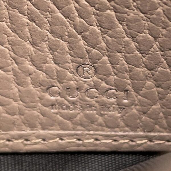 GUCCI Double G Bicolor Continental Wallet Beige/Dusty Pink456116 GG SupremeCanvas/Leather - Image 11
