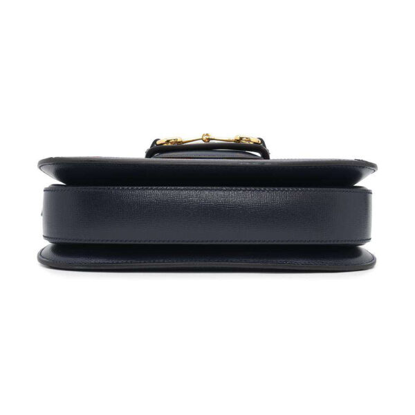 GUCCI Horsebit 1955 Navy/Multicolor602204 Velour Leather - Image 2