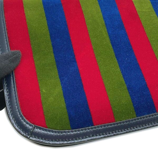 GUCCI Horsebit 1955 Navy/Multicolor602204 Velour Leather - Image 12