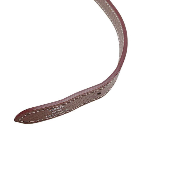 HERMES Halzan Etoupe Taurillon Clemence Size 25 - Image 6