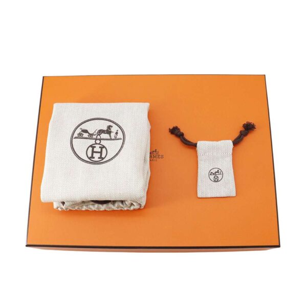 HERMES in-the-loop Tote Bag Etoupe Taurillon Clemence Swift Leather Size 18 - Image 5
