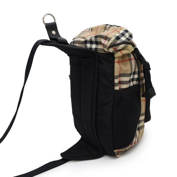 BURBERRY Nova Check Crossbody Bag Beige/Black8013645 Nylon - Image 2