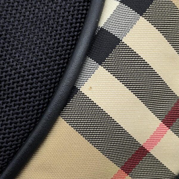 BURBERRY Nova Check Crossbody Bag Beige/Black8013645 Nylon - Image 6