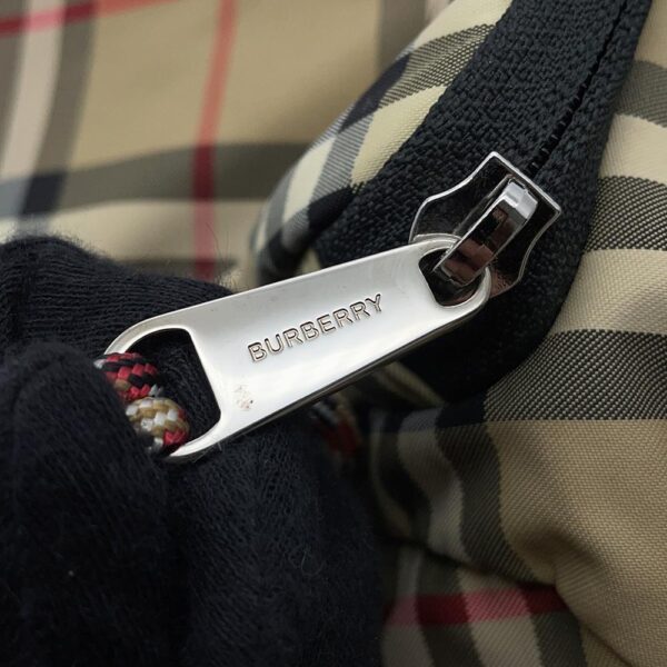 BURBERRY Nova Check Crossbody Bag Beige/Black8013645 Nylon - Image 7