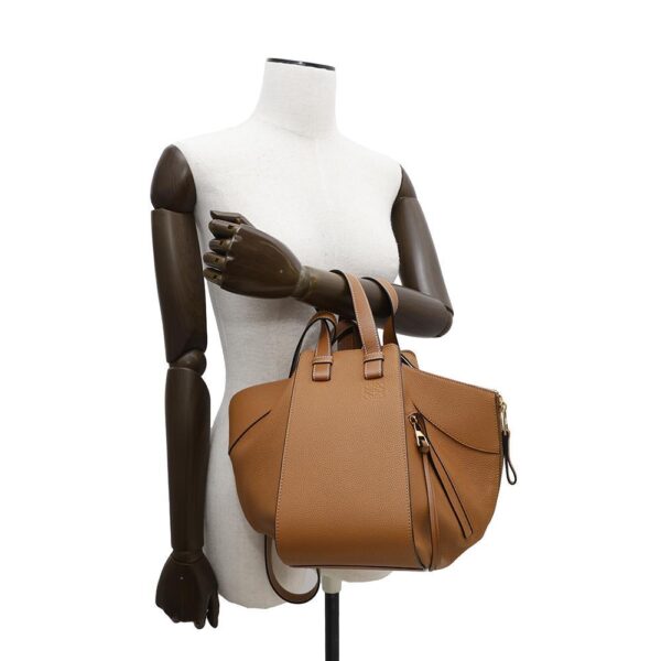 LOEWE hammock Brown387.12KN60 Leather Size Small - Image 3