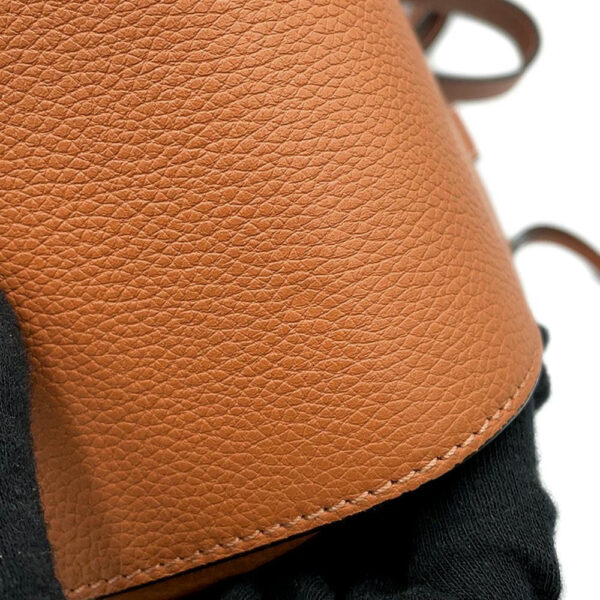 LOEWE hammock Brown387.12KN60 Leather Size Small - Image 6