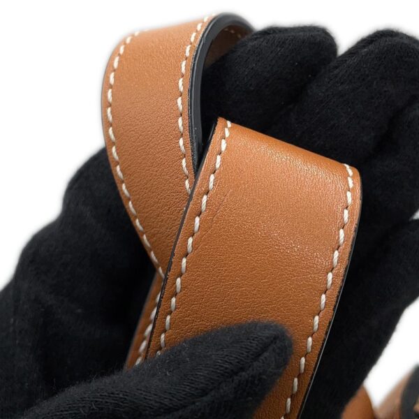 LOEWE hammock Brown387.12KN60 Leather Size Small - Image 9