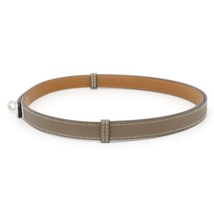 HERMES Kelly belt Etoupe Epsom