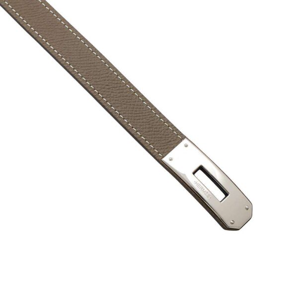 HERMES Kelly belt Etoupe Epsom - Image 4