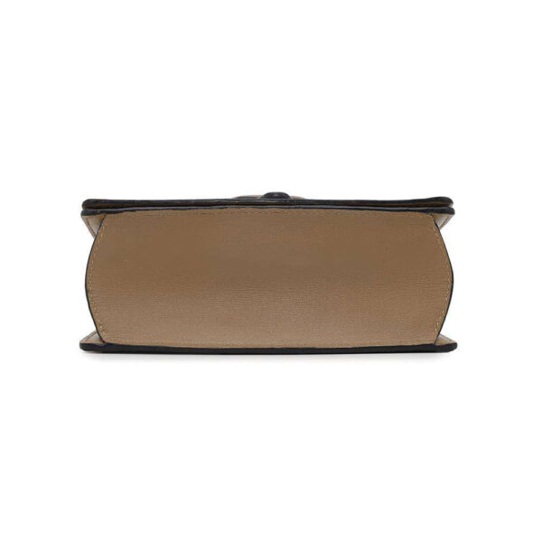 LOEWE Barcelona Shoulder Bag Beige Leather Size Mini - Image 2