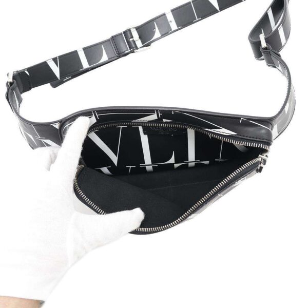 Valentino Garavani VLTN logo Times belt bag BlackVY2B0719GTC Leather - Image 5
