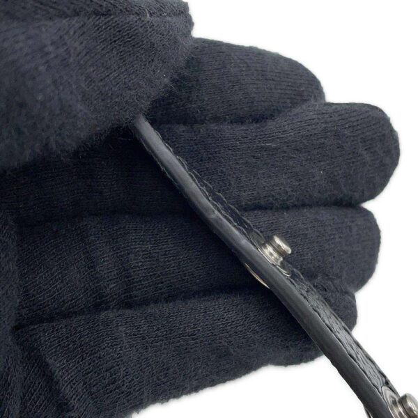 BALENCIAGA Gucci collaboration The Hacker Project phone pouch Black680130 Canvas Leather - Image 9
