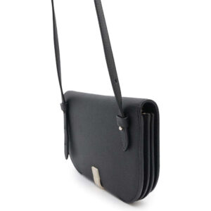 CELINE Clutch on Shoulder Wallet Black/Ivory Leather