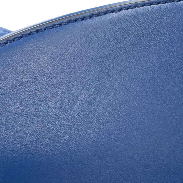 GUCCI GG Embossed Backpack Blue625770 Leather - Image 6