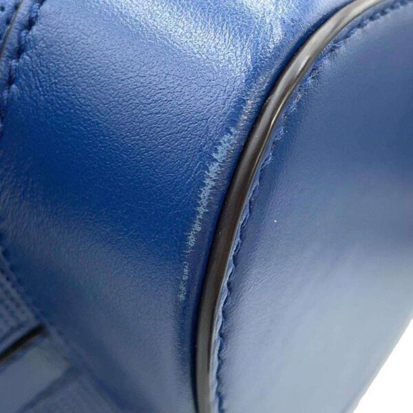 GUCCI GG Embossed Backpack Blue625770 Leather - Image 7