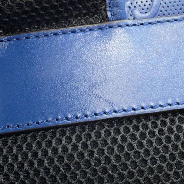 GUCCI GG Embossed Backpack Blue625770 Leather - Image 8