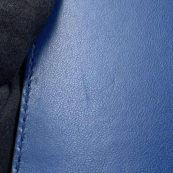 GUCCI GG Embossed Backpack Blue625770 Leather - Image 9