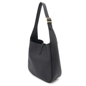 SAINT LAURENT PARIS LE 5 A 7 Soft Shoulder Bag Black713938 Leather Size Small