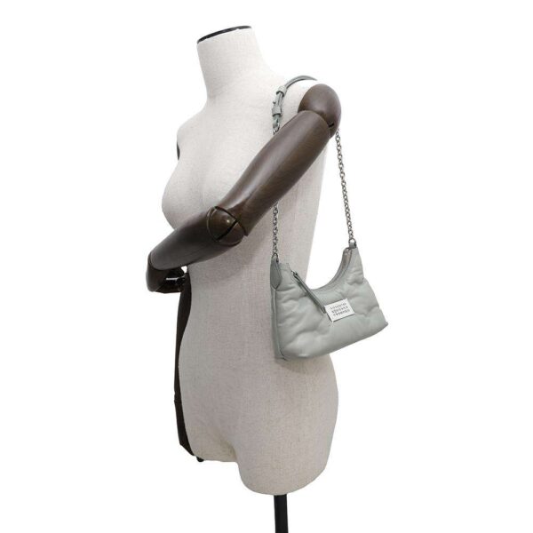 Maison Margiela Maison Margiela Glam Slam Hobo Bag ChainShoulder Bag AnisetteSB1WG0021 Lambskin Size micro - Image 3