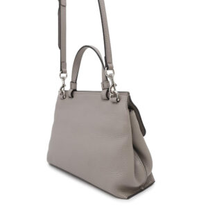 GUCCI Bamboo Daily Top Handle Bag Gray370831 Leather