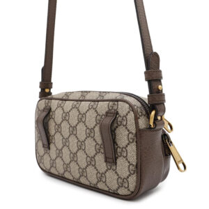 GUCCI Ophidia Shoulder Bag Beige722557 GG SupremeCanvas Leather