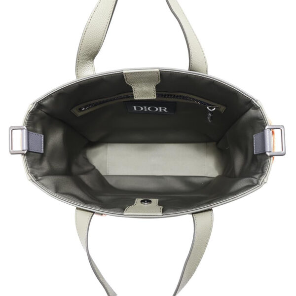 Dior sacai Collaboration 2WAY Saddle Bag Khaki/Black1ADSH198USF Nylon Leather - Image 5