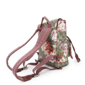 GUCCI GG Blooms Backpack Beige/Pink410544 GG SupremeCanvas