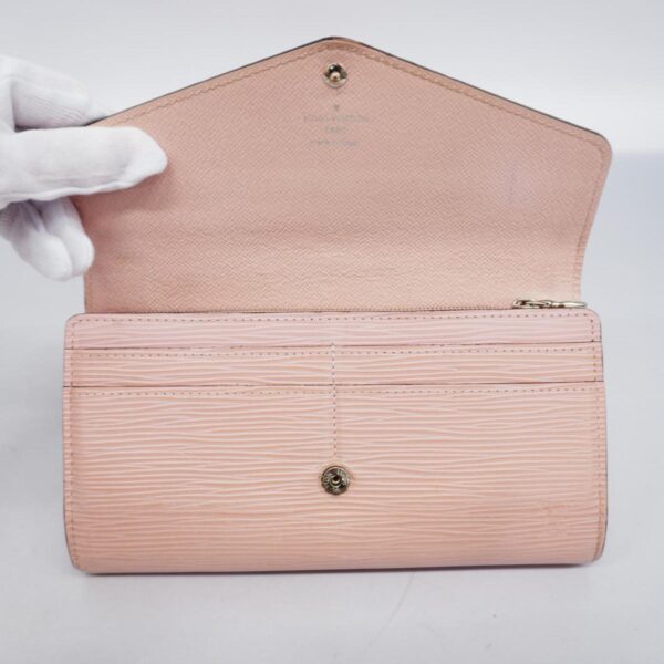 Louis Vuitton Sarah  Leather Wallet - Image 4