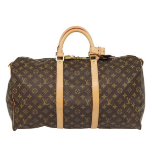 Louis Vuitton Keepall 50  Canvas Travel Bag
