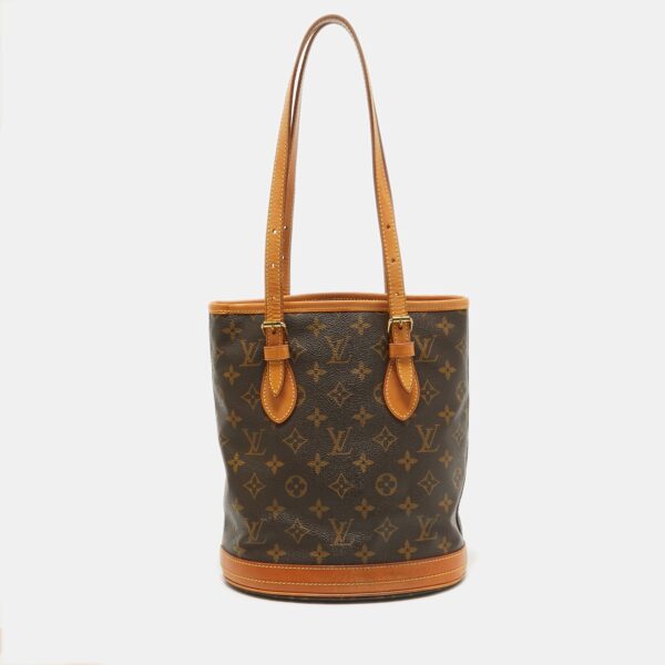 Louis Vuitton Monogram Canvas Bucket Pm Bag - Image 3