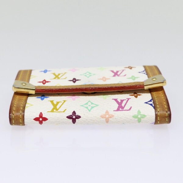 Louis Vuitton Porte Monnaie Plat  Canvas Wallet - Image 3