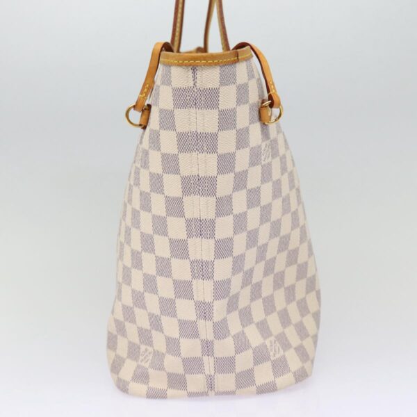 Louis Vuitton Neverfull Mm  Canvas Tote Bag - Image 3