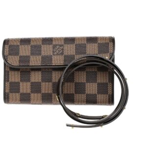 Louis Vuitton Pochette Florentine  Canvas Clutch Bag
