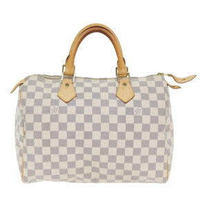 Louis Vuitton Speedy 30  Canvas Handbag
