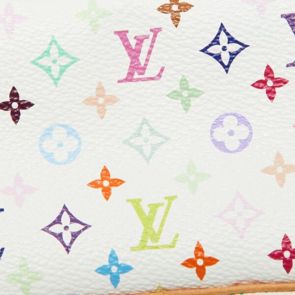 Louis Vuitton White Monogram Multicolore Canvas Wapity Pouch - Image 4